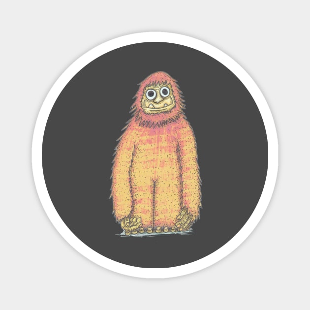 young Yowie Magnet by Toonacarbra Studio